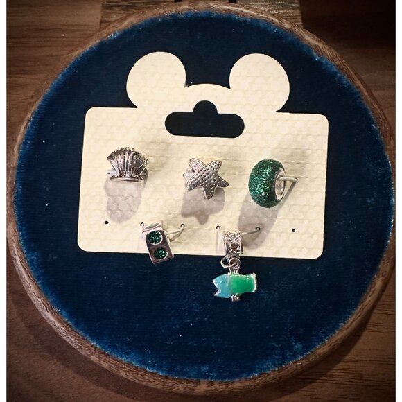 NWT Disney Parks The Little Mermaid Charm Set - Picture 1 of 5